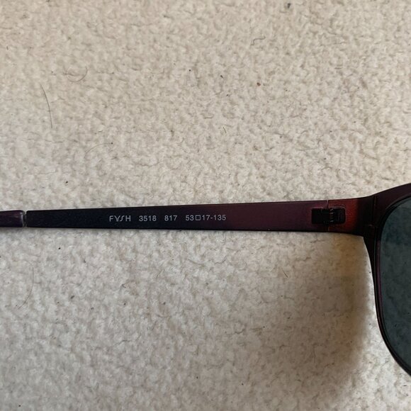 Fysh 3518 817 Designer Eyeglasses Frames UK 53-17 Purple - Picture 8 of 14